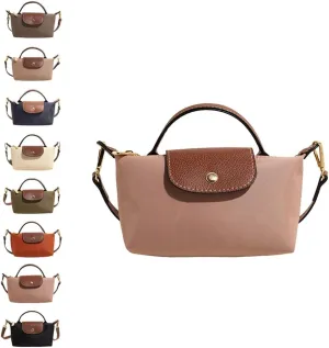 Women's Fashion Colorblock Mini Crossbody Bag, Handbags Purses with Adjustable Strap, Solid Color Square Purse