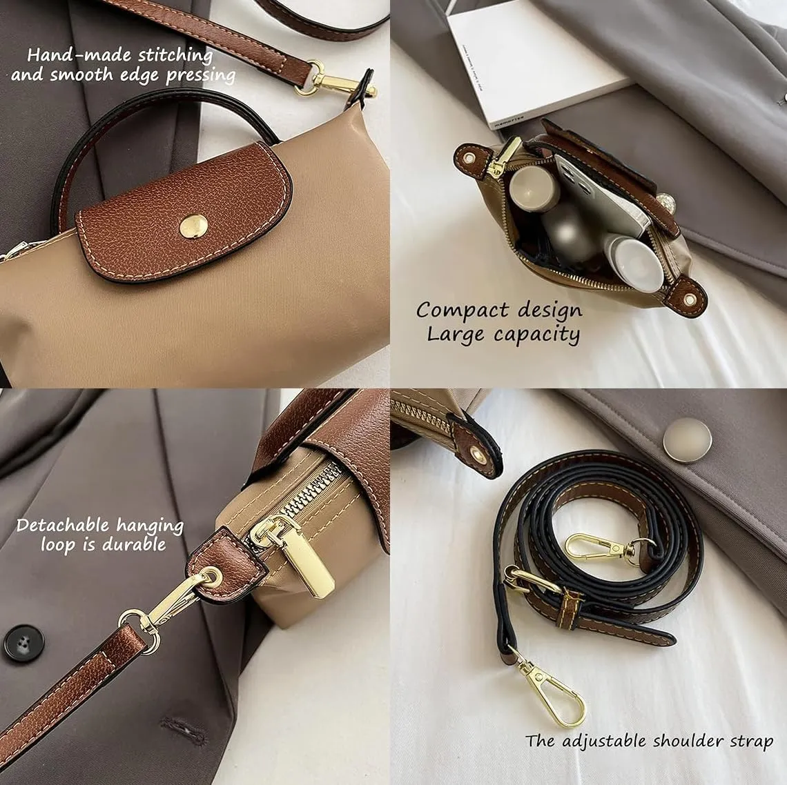 Women's Fashion Colorblock Mini Crossbody Bag, Handbags Purses with Adjustable Strap, Solid Color Square Purse