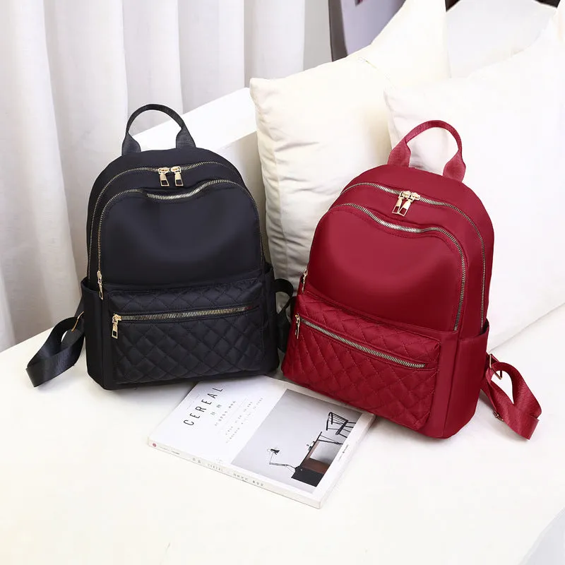 Women's Large Capacity Oxford Cloth Fashion Korean Backpacks