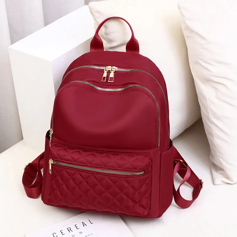 Women's Large Capacity Oxford Cloth Fashion Korean Backpacks