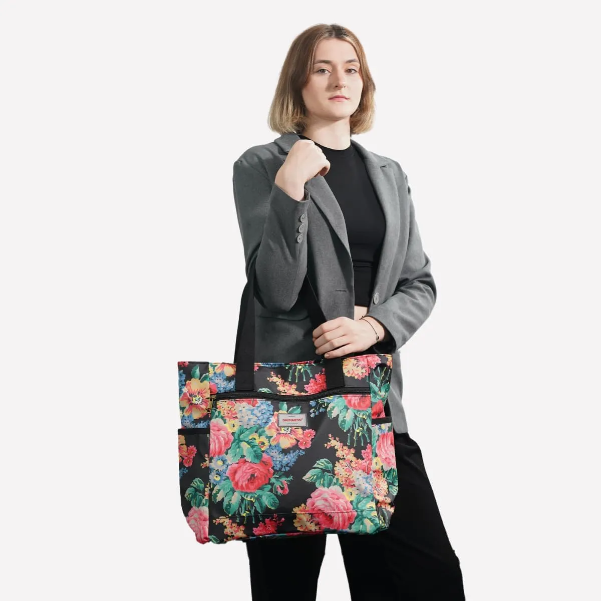 Women's Lightweight Waterproof Tote Bag Durable Designer Handbag with Zipper Travel Commute Everyday Use
