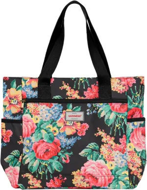 Women's Lightweight Waterproof Tote Bag Durable Designer Handbag with Zipper Travel Commute Everyday Use