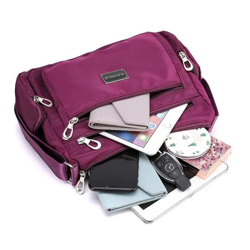 Women's Multilayer One Oxford Cloth Large Capacity Crossbody Bags