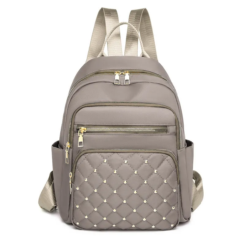Women's Oxford Cloth Large Capacity Leisure Commuter Backpacks