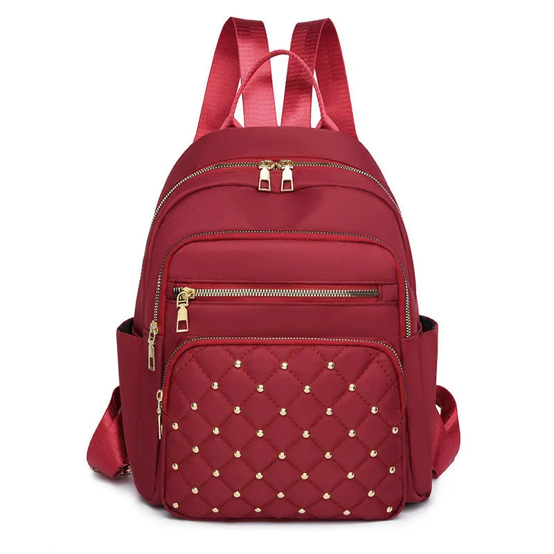 Women's Oxford Cloth Large Capacity Leisure Commuter Backpacks