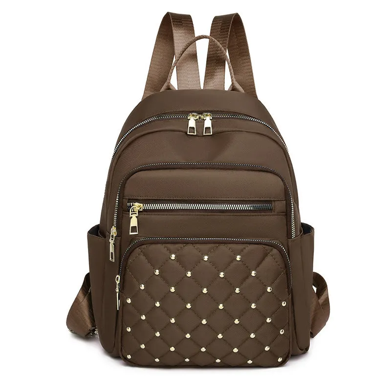 Women's Oxford Cloth Large Capacity Leisure Commuter Backpacks