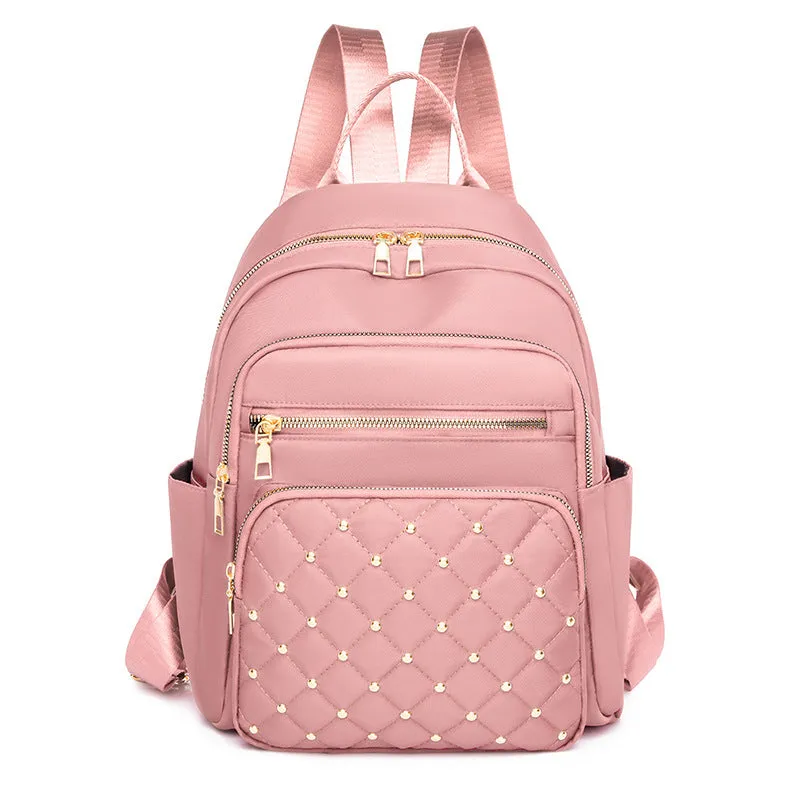 Women's Oxford Cloth Large Capacity Leisure Commuter Backpacks
