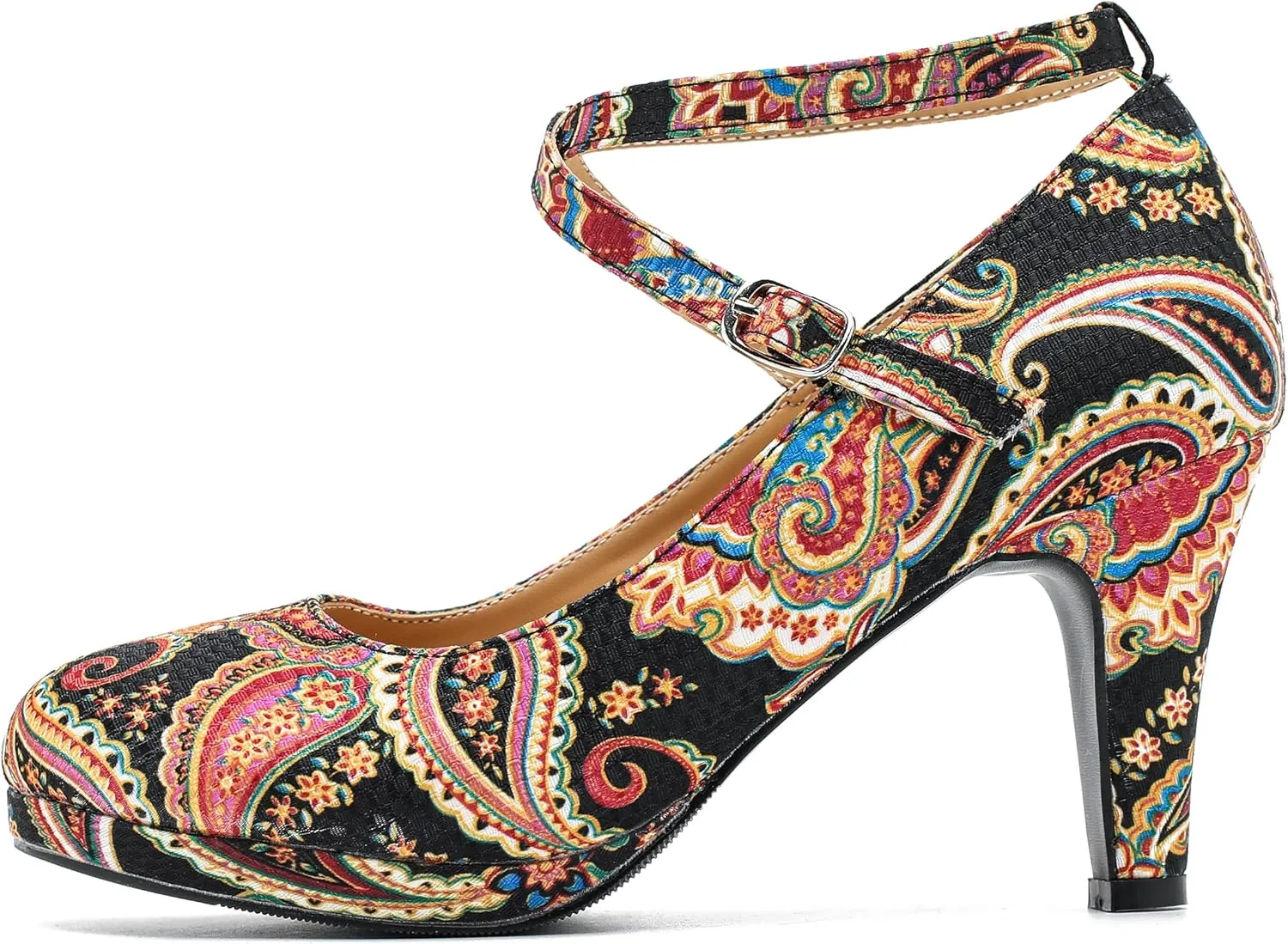 Womens Platform High Heels Sexy Cross Ankle Strap Pumps Wedding Work Party Dress Shoes