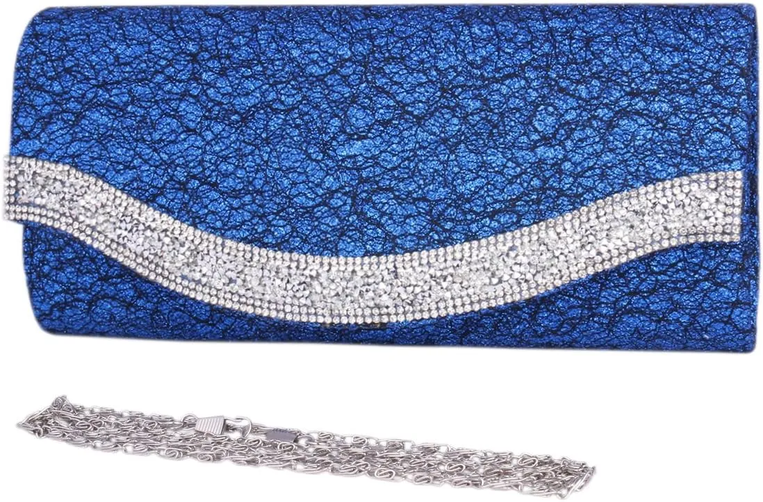 Womens Shining Evening Bag Party Rhinestone Adorn