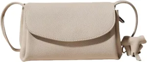 Women's Small Crossbody Bag – Premium Pebbled Genuine Leather, Adjustable Shoulder Strap, Elegant Mini Handbag