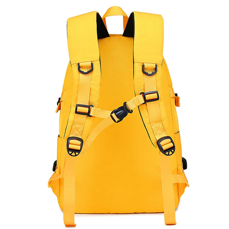 Women's Street Fashion Large Capacity Couple Waterproof Backpacks