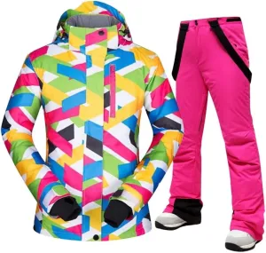 Women's Waterproof Ski Jacket Snowboard Mountain Coat Windproof Winter Warm Snow Rain Coat