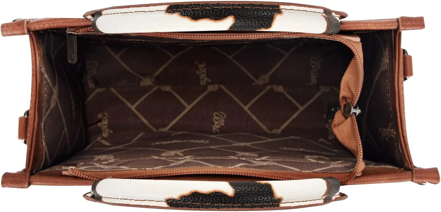 Wrangler Purse for Women Medium Tote Bag Handbags Top-Handle