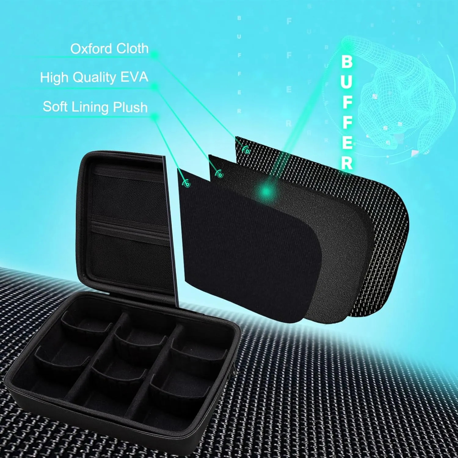 XANAD Card Game Case Fits 3000  Cards, Fits for Baseball Sports playing card/UNO/playing card Against Humanity Card Game and All Other Card Games Expansions (Black)