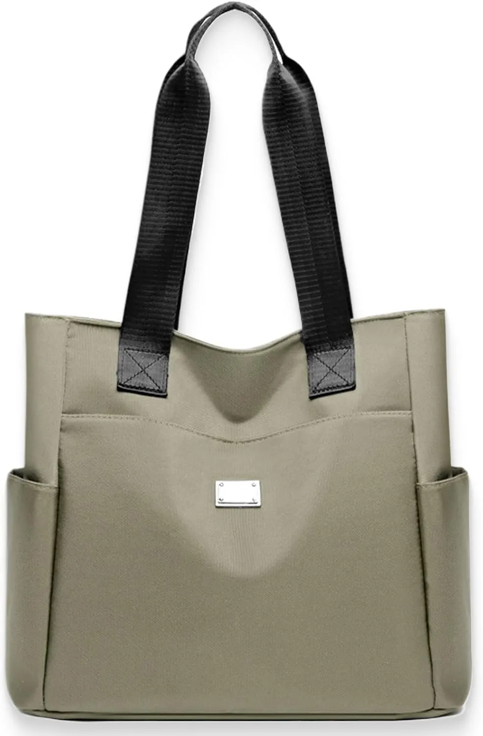 Zcjeaneviln Bag Waterproof, Large Capacity Water Repellent Multi Pocket Nylon Shoulder Bags, Oxford Tote Shoulder Bag