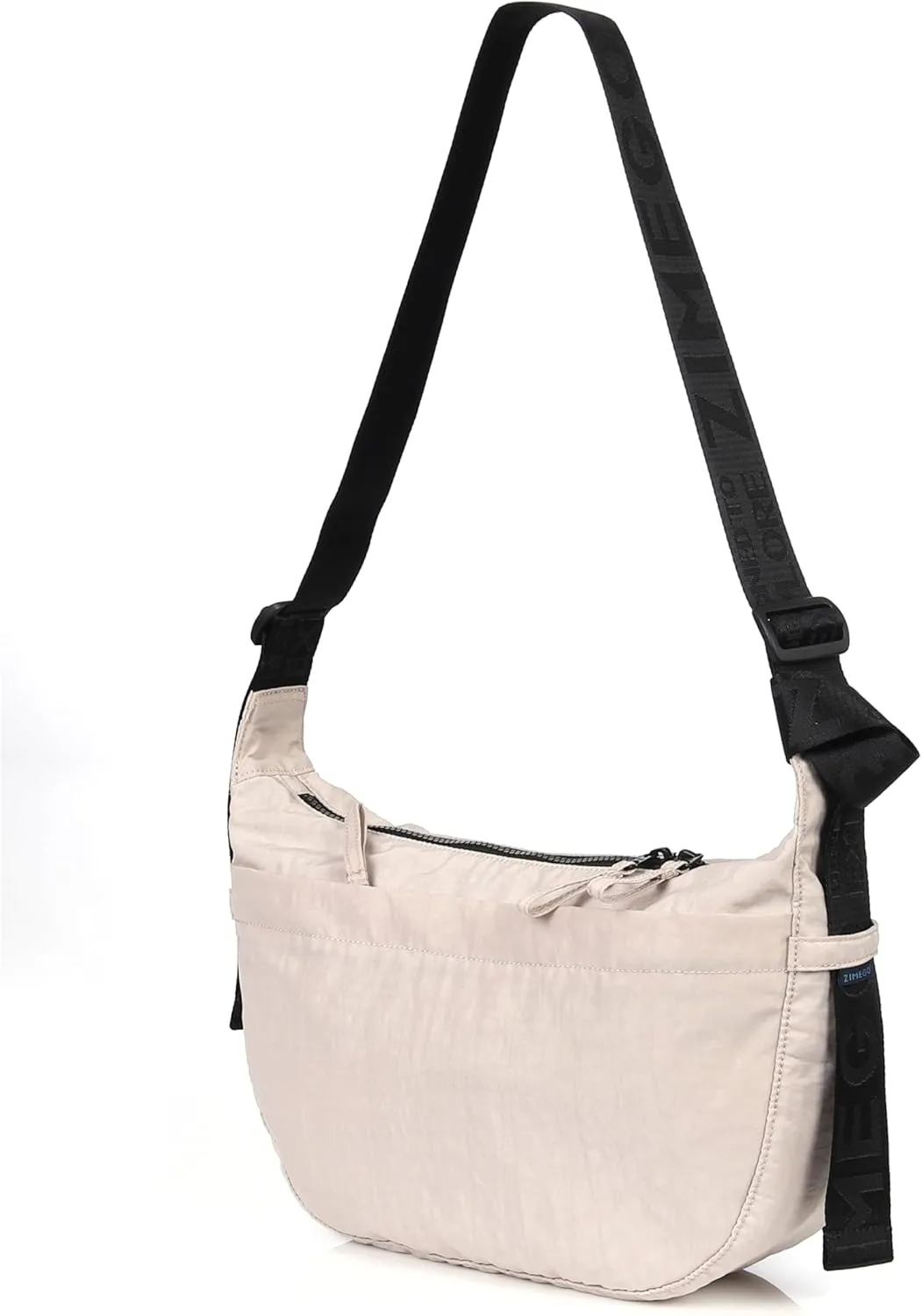 ZIMEGO Classic Crescent Crossbody Bag - Everyday Essential Travel Hobo Bag