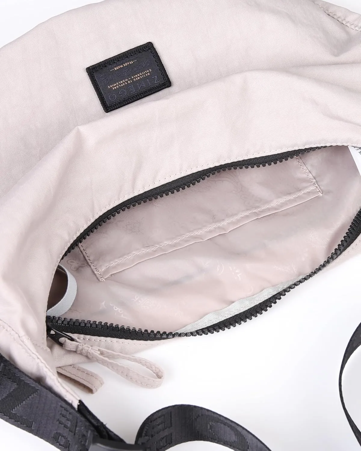 ZIMEGO Classic Crescent Crossbody Bag - Everyday Essential Travel Hobo Bag