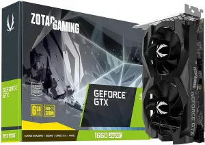 ZOTAC Gaming GeForce GTX 1660 Super 6GB GDDR6 192-bit Gaming Graphics Card, Super Compact, ZT-T16620F-10L (Renewed)
