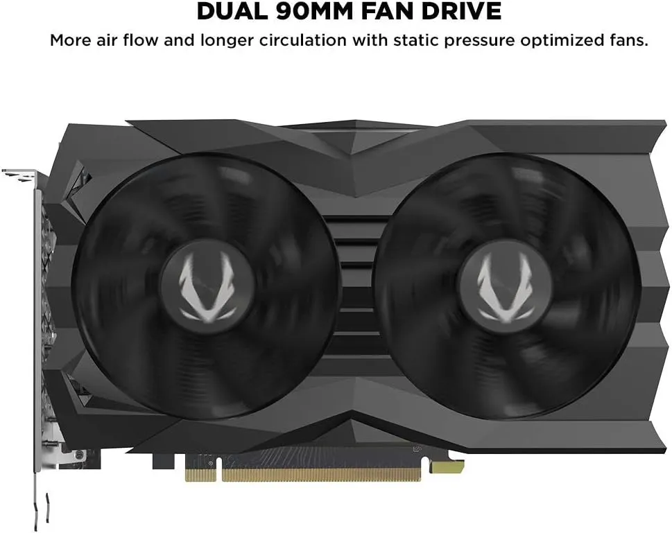 ZOTAC Gaming GeForce RTX 2070 Super Mini 8GB GDDR6 256-Bit 14Gbps Gaming Graphics Card, Ice Storm 2.0, Super Compact, ZT-T20710E-10M (Renewed)